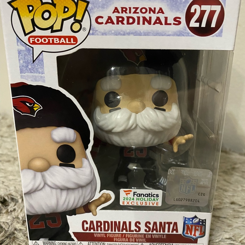 Funko Cardinals Santa Figure - Red, Black, White
